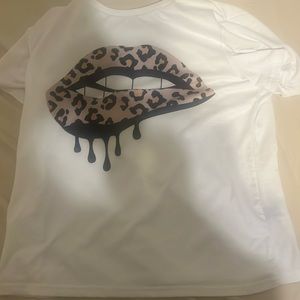 Lip shirt from shein